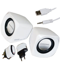 Casse Pc Cmk-208 Altoparlanti Per Pc Notebook Laptop 3w Usb Volume Regolabile         