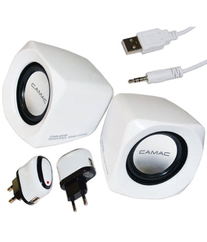 Casse Pc Cmk-208 Altoparlanti Per Pc Notebook Laptop 3w Usb Volume Regolabile         
