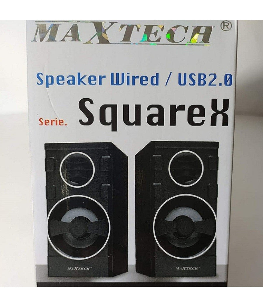 Casse Pc Xbox Stereo Aux Multimedia Digital Audio Jack 3.5mm 25w Ca-ss002 Rs-520         