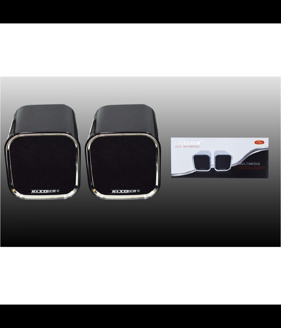 Casse Per Pc Audio Speaker Computer Laptop Portatili Altoparlanti Maxtech Ca-ss003         