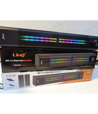 Casse Soundbar Barra Audio Usb 2.0 Speaker Blutooth Led Rgb Home Theatre Pk6807         
