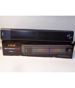 Casse Soundbar Barra Audio Usb 2.0 Speaker Blutooth Led Rgb Home Theatre Pk6807         
