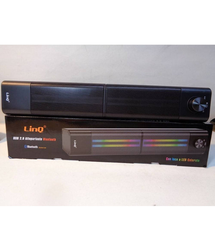 Casse Soundbar Barra Audio Usb 2.0 Speaker Blutooth Led Rgb Home Theatre Pk6807         