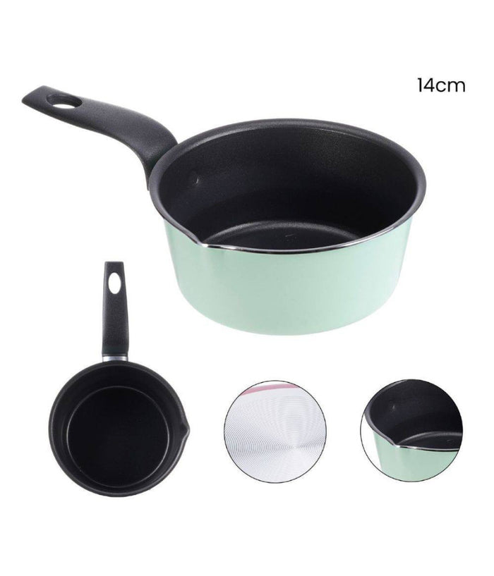 Casseruola Conica Con Manico Accessori Per Cucinare Pentola Antiaderente Cm14         