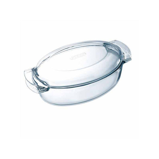 Casseruola Ovale C/Cop.Facile Cm38X23 L 5,80 Pyrex