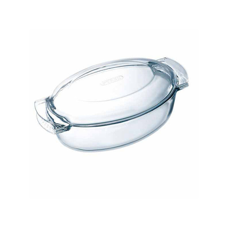 Casseruola Ovale C/Cop.Facile Cm38X23 L 5,80 Pyrex