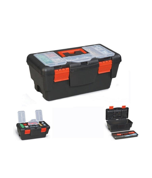 Cassetta 55cm 22" Porta Utensili Valigetta Borsa Attrezzi In Plastica Minuteria 55.5x29.5x26.5cm         