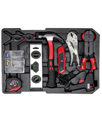 Set Attrezzi 186pz Trolley Valigia Portattrezzi Cassetta Portautensili Lavoro         