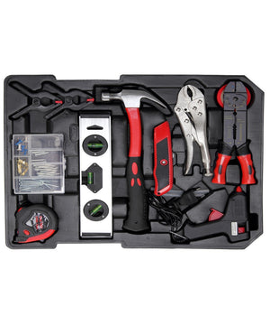 Set Attrezzi 186pz Trolley Valigia Portattrezzi Cassetta Portautensili Lavoro         
