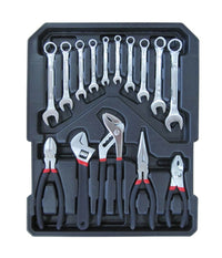 Cassetta Attrezzi A Trolley Officina Portatile Con 187 Utensili 4 Scomparti         