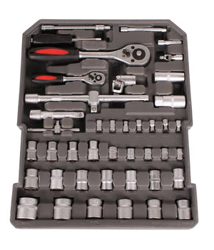 Cassetta Attrezzi A Trolley Officina Portatile Con 187 Utensili 4 Scomparti         