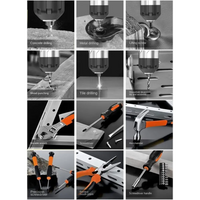 Cassetta attrezzi Completa con Attrezzi da Lavoro con Trapano Avviatore