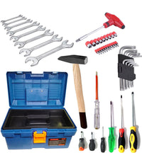 Cassetta Attrezzi Inclusa Di 47 Utensili Martello Chiavini Giravite Chiavi Torx         