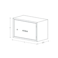 Cassetta cassonetto contenitore zincato per contatore acqua, scegli se  h 60 x l 60 x p 20cm