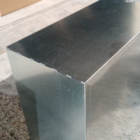 Cassetta cassonetto contenitore zincato per contatore acqua, scegli se  h 60 x l 60 x p 20cm