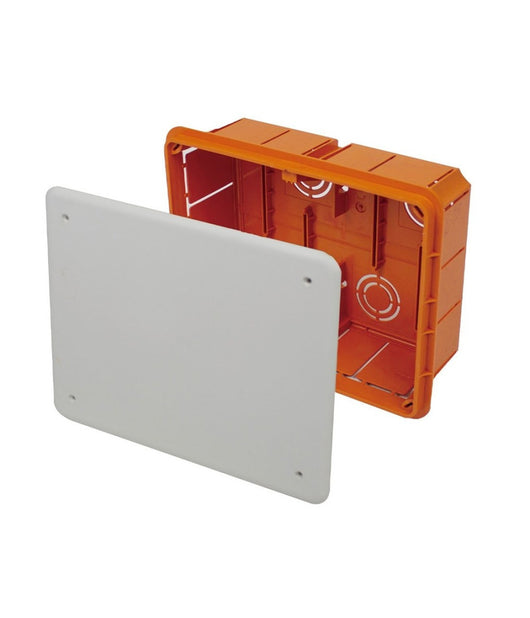 Cassetta Di Derivazione Da Incasso Muro Con Coperchio E Viti 294x152x70mm 27008         