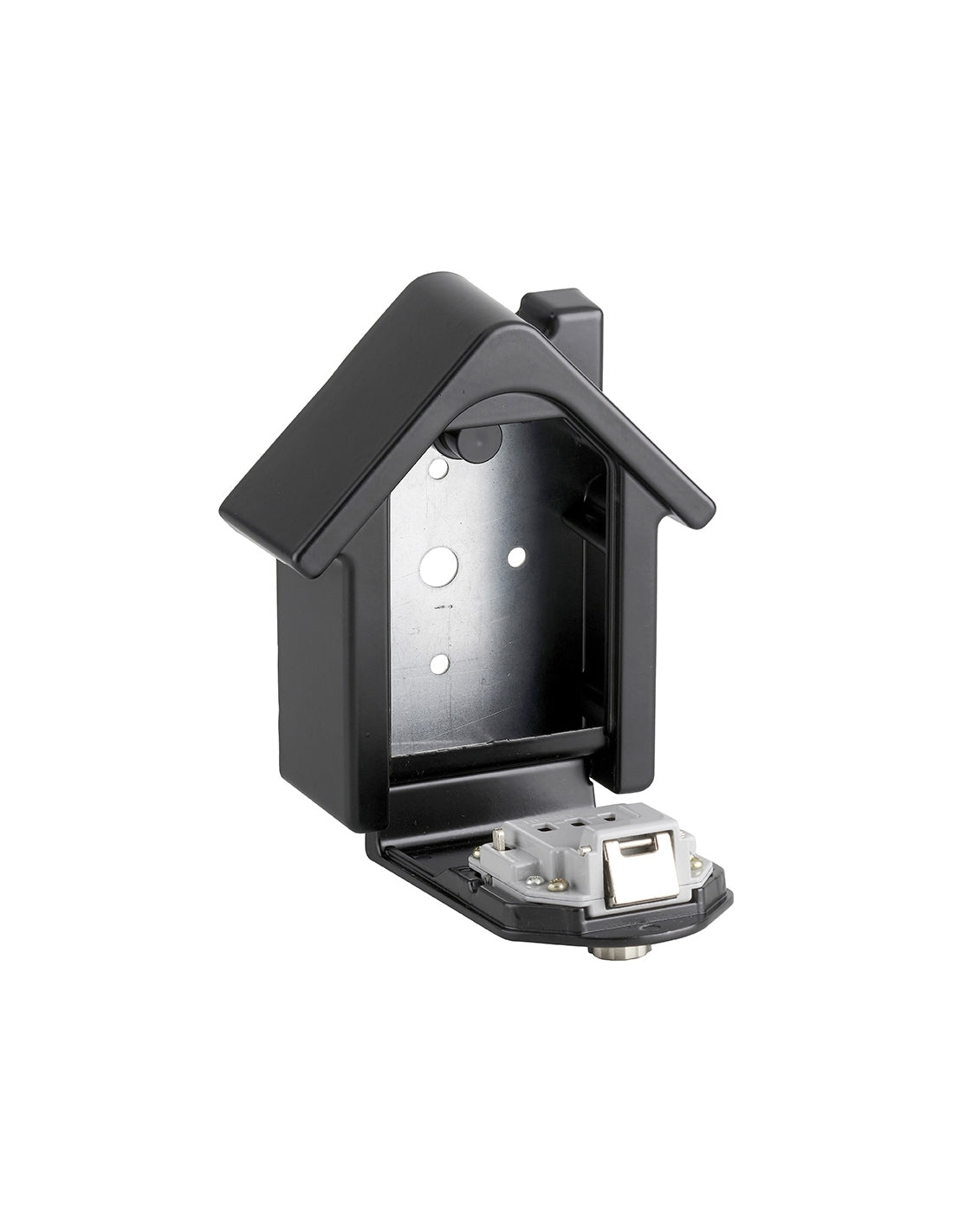 Cassetta portachiavi keybox a forma di casa con combinazione a 4 cifre, 2 chiavi di riserva, nero satinato - THIRARD