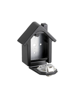 Cassetta portachiavi keybox a forma di casa con combinazione a 4 cifre, 2 chiavi di riserva, nero satinato - THIRARD