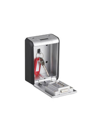 Cassetta portachiavi keybox a combinazione, 4 cifre, ansa in acciaio rimovibile, grigio/nero - THIRARD