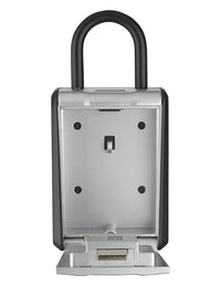 Cassetta portachiavi keybox a combinazione, 4 cifre, ansa in acciaio rimovibile, grigio/nero - THIRARD