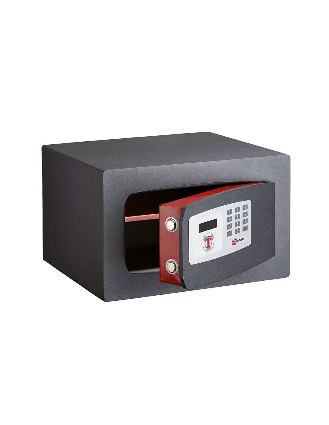 Cassaforte portavalori Edimburgo, 21x34x30cm, serratura a combinazione, 2 catenacci, 17L - THIRARD