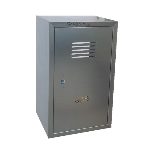Cassetta gas h 55 x l 30 x p 30cm cassonetto contenitore zincato per contatore