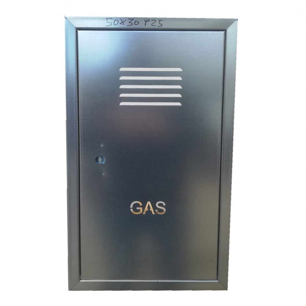 Cassetta gas h 55 x l 30 x p 30cm cassonetto contenitore zincato per contatore