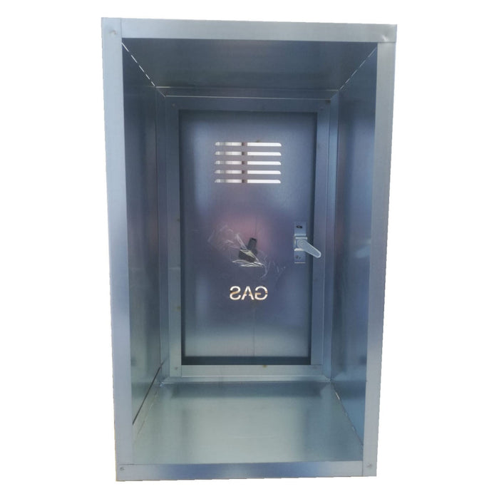 Cassetta gas h 55 x l 30 x p 30cm cassonetto contenitore zincato per contatore