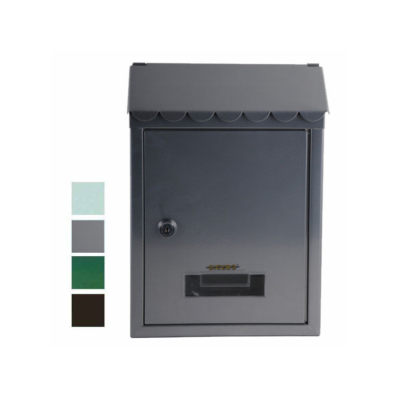 Cassetta Lettere Acciaio Nera T/Ap Sicuro 06571