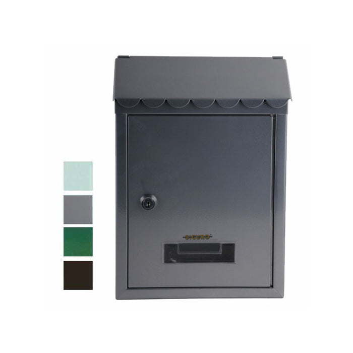 Cassetta Lettere Acciaio Nera T/Ap Sicuro 06571