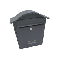 Cassetta Lettere Acciaio Riviste Grigio Scuro