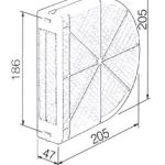 Avvolgitore Tapparelle Universale Kit Completo Placca e Cassetta da metri 6 placca bianca