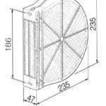 Avvolgitore Tapparelle Universale Kit Completo Placca e Cassetta da metri 6 placca bianca