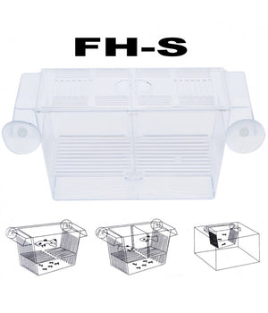 Cassetta Per Acquario Per Allevamento Separa Pesci Proteggi Uova Incubatrice         