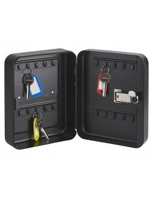 Armadietto Cassetta portachiavi keybox a combinazione, nero, capacità 30 chiavi - THIRARD