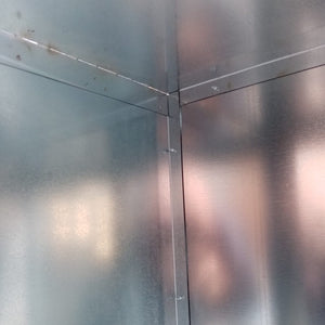 Cassetta per contatore acqua l 60 x h 40 x p 28cm con schienale per chiusura posteriore