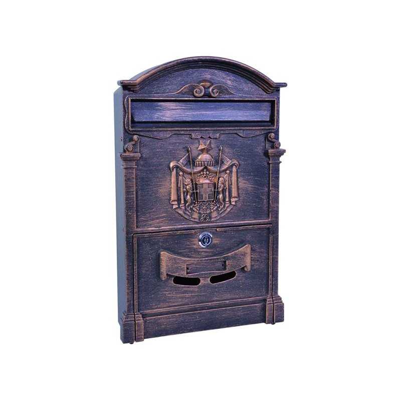Cassetta per Lettere Blinky Residencia Bronzo 26X9X41H