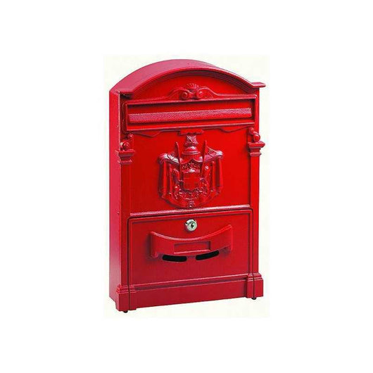 Cassetta per Lettere Blinky Residencia Rosse Alu 26X9X41H