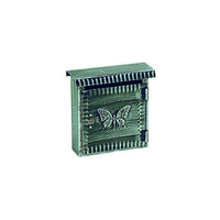 Cassetta per Lettere Fe-Battuto Piccola Antichizzata 22X8X25H