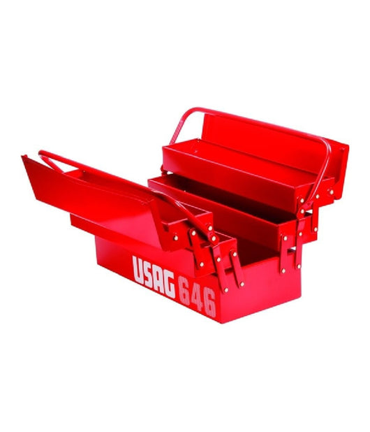 Cassetta Porta Attrezzi Portautensili Usag 646/5v Estendibile Con 5 Scomparti         