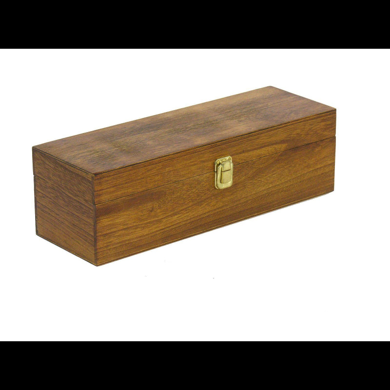 Cassetta portabottiglia noce chiaro 1 posto cm 36x12h11