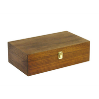 Cassetta portabottiglie noce chiaro 2 posti cm 36x21h11