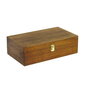 Cassetta portabottiglie noce chiaro 2 posti cm 36x21h11