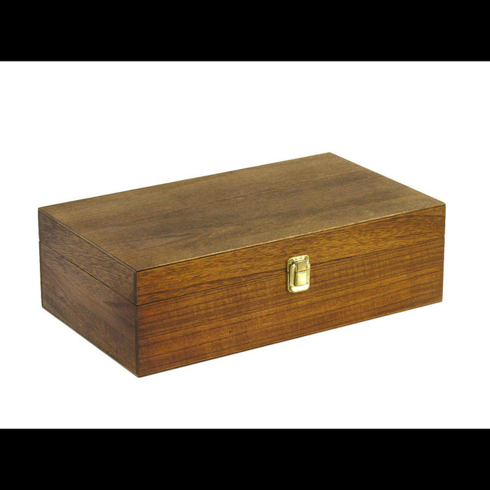 Cassetta portabottiglie noce chiaro 2 posti cm 36x21h11