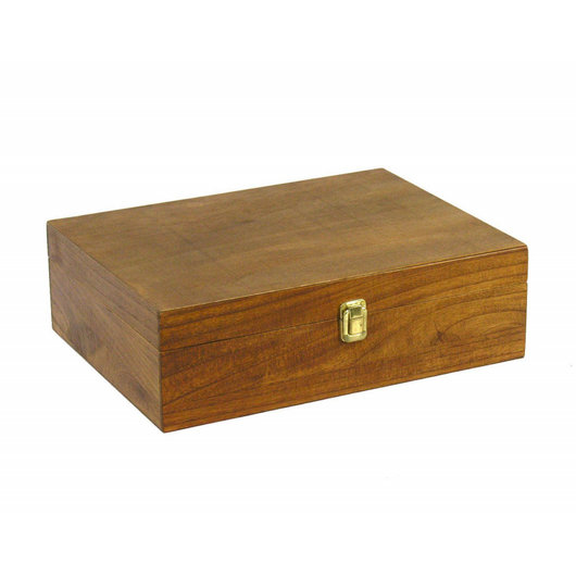 Cassetta portabottiglie noce chiaro 3 posti cm 36x27h11