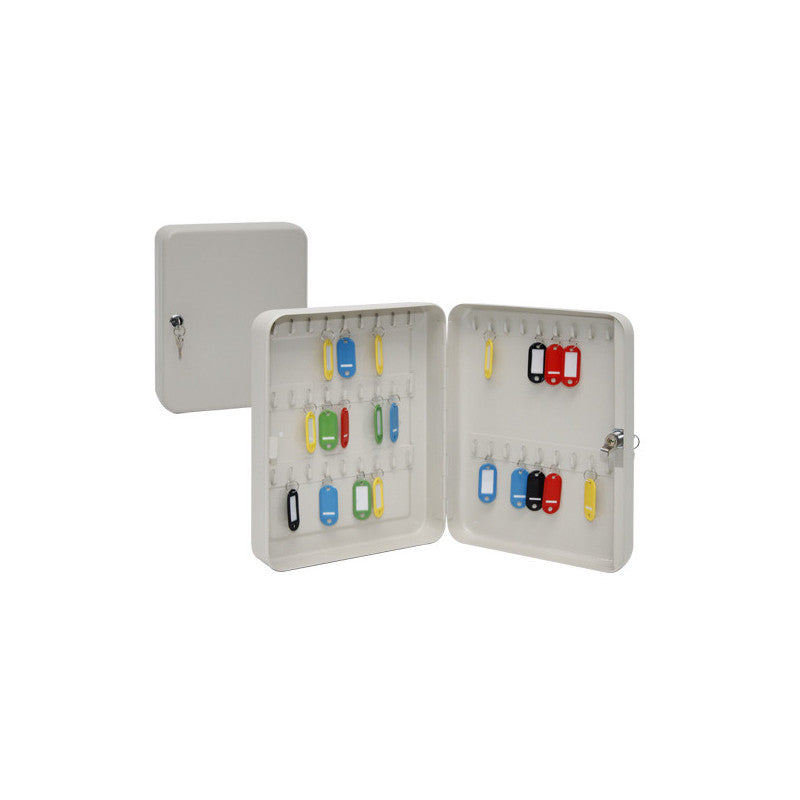 Cassetta portachiavi 45 posti 300x240x70 mm – Lamiera verniciata – Serratura a gancio