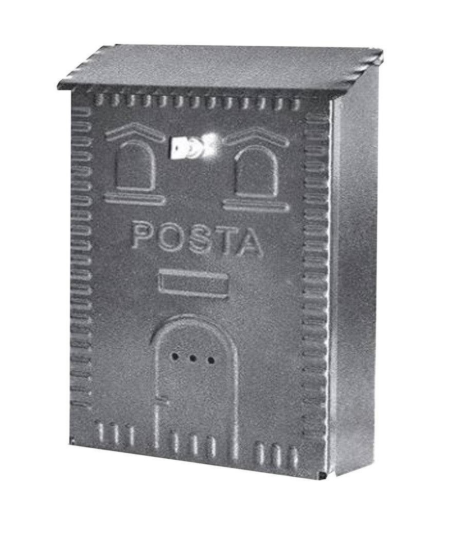 Cassetta Posta Postale In Ferro Battuto Esterno Buca Lettere 25x38x8cm         