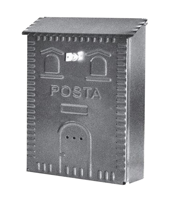 Cassetta Posta Postale In Ferro Battuto Esterno Buca Lettere 25x38x8cm         
