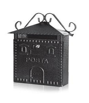 Cassetta Posta Postale In Ferro Battuto Esterno Buca Lettere 30x36x10cm         