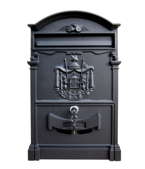 Cassetta Postale Buca Lettere In Stile Antico Classico In Alluminio Verniciato         